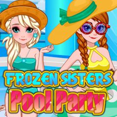 Frozen Sisters Pool Party