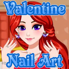 Valentine Nail Art