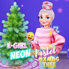 E-Girl Neon vs Pastel #Xmas Tree