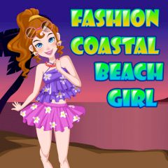 Fashion Coastal Beach Girl