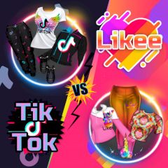 TikTok Girls vs Likee girls
