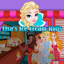 Elsa's Ice Cream Rolls
