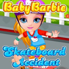 Baby Barbie Skateboard Accident
