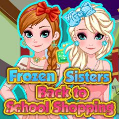 Frozen Sisters Back to School Shopping