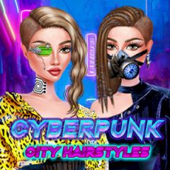 Cyberpunk City Hairstyles