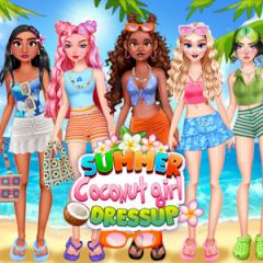 Summer Coconut Girl Dressup