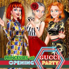 Princesses at Gucci Opening Party