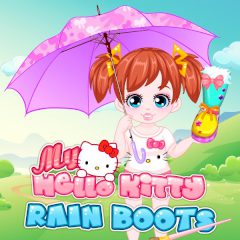 My Hello Kitty Rain Boots