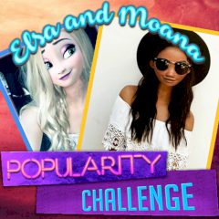 Elsa and Moana Popularity Challenge