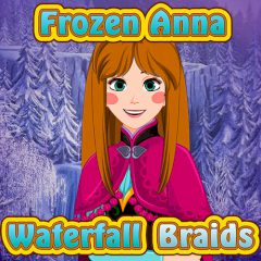 Frozen Anna Waterfall Braids