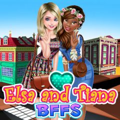Elsa and Tiana BFFs