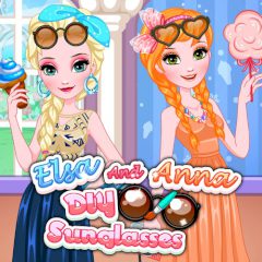 Elsa and Anna DIY Sunglasses
