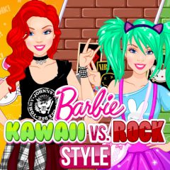 Barbie Kawaii vs Rock Style