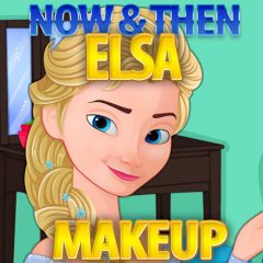 Now & Then Elsa Makeup