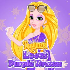 Rapunzel Loves Purple Dresses
