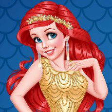 Ariel Pretty in Gold