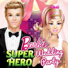Barbie Superhero Wedding Party