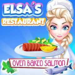 Elsa's Restaurant Oven Baked Salmon