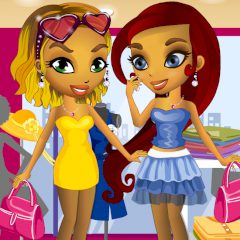 Lisa and Mina at the Mall