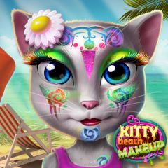 Kitty Beach Makeup