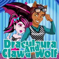 Draculaura and Clawd Wolf