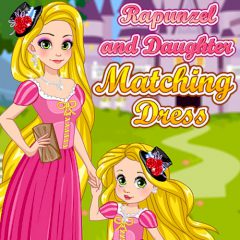 Rapunzel and Daughter Matching Dress