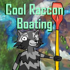 Cool Raccoon Boating