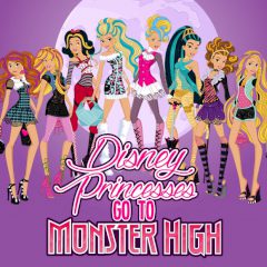 Disney Girls Go to Monster High