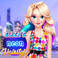 Eliza's Neon Hairstyle