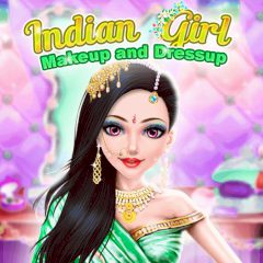 Indian Girl Makeup and Dressup