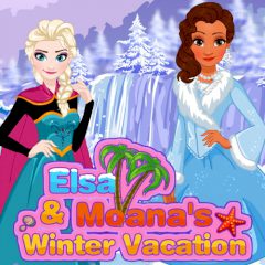 Elsa & Moana's Winter Vacation