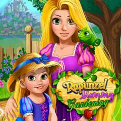 Rapunzel Mommy Gardening