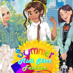 Summer Midi Skirt Fashion