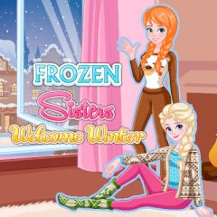 Frozen Sisters Welcome Winter