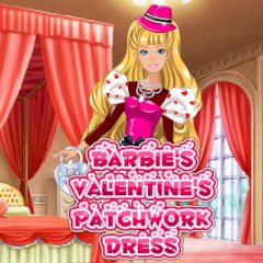 Barbie's Valentine Patchwork Dress