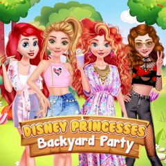 Disney Princesses Backyard Party