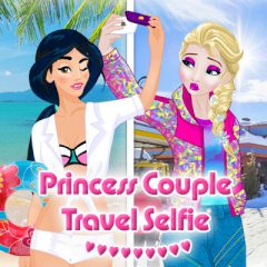 Princess Couple Travel Selfie