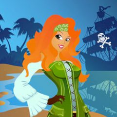 Caribbean Pirate Girl Makeover