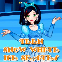 Teen Snow White Ice Skates