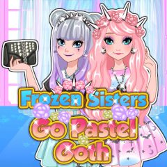 Frozen Sisters Go Pastel Goth