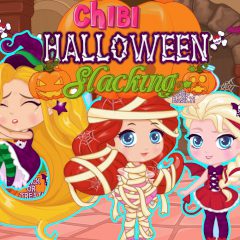 Chibi Halloween Slacking