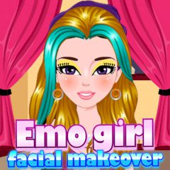 Emo Girl Facial Makeover