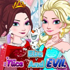 Elsa Nice and Evil