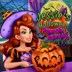 Jessie's Halloween Pumpkin Carving