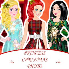 Princess Christmas Photo