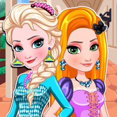 Elsa and Rapunzel Matching Outfits