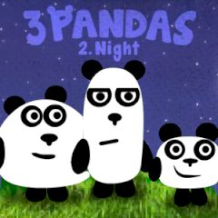 3 pandas 2 night