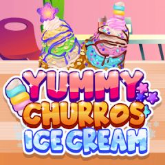 Y8 Games on X: Ready to prepare Yummy Churros Ice cream