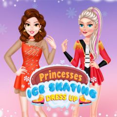 Princesses Ice Skating Dress up