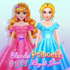 Blonde Princess #DIY Royal Dress